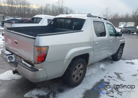 2008 Honda Ridgeline Rtx from USA, damaged, VIN 2HJYK16358H507077